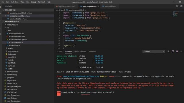 2140 export declare class FormGroup extends AbstractControl смотреть онлайн
