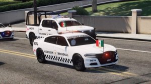 2021 Dodge Charger & Chevrolet Silverado Guardia Nacional de México GTA V (showcase)