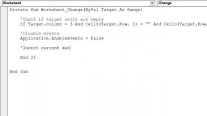 Automatic Timestamp & Datestamp VBA Macro | Microsoft Excel Tutorial