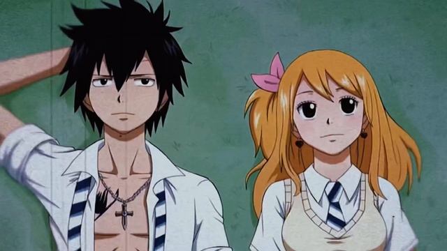 AMV|Аниме клип|Хвост феи|Грей и Люси|И ангелочек покажет темную сторону... смотреть онлайн