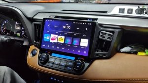 Toyota RAV4 2015-2019 с оригинальным круговым обзором. Замена камер 3D 360 AHD 1080 +Teyes CC3 2k