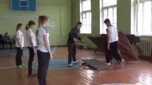 Открытый урок гимнастики в 8 классе "Опорный прыжок"