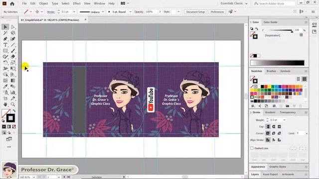 일러스트레이터 강좌 #61. 인쇄마크(절지선, 접지선) 만들기 смотреть онлайн