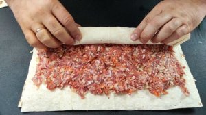 Шаурма запеченная в духовке! Бухлаваш в лаваше! Простой рецепт без замеса теста!