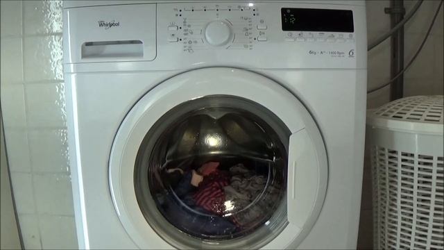 Whirlpool Primo 1406 UM washing machine cotton 60 °C intensive rinse program, test example #320 смотреть онлайн