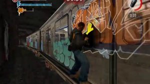 Marc Ecko's Getting Up Графити в подземке на двигающемся поезде