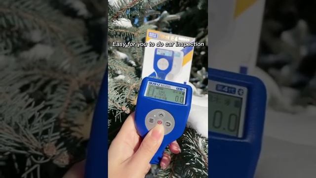 Guoou 4th generation coating thickness gauge use in the heavy snow weather .