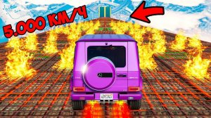 СПУСК БЕЗ ТОРМОЗОВ ПО ОГНЮ НА ЧИТЕРСКОЙ МАШИНЕ ПО ТРАМПЛИНУ в ГТА 5 МОДЫ! ОБЗОР МОДА в GTA 5 ВИДЕО