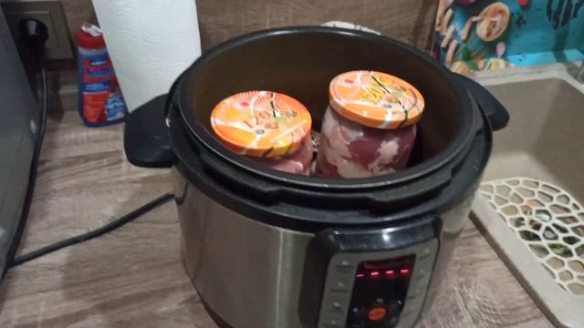Бюджетная домашняя тушенка в мультиварке - скороварке