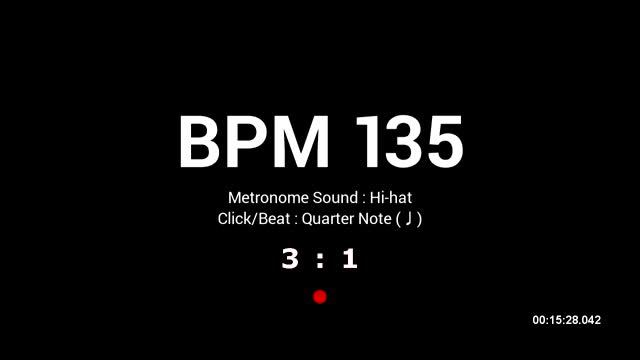 Metronome BPM 135 / Hi-hat смотреть онлайн