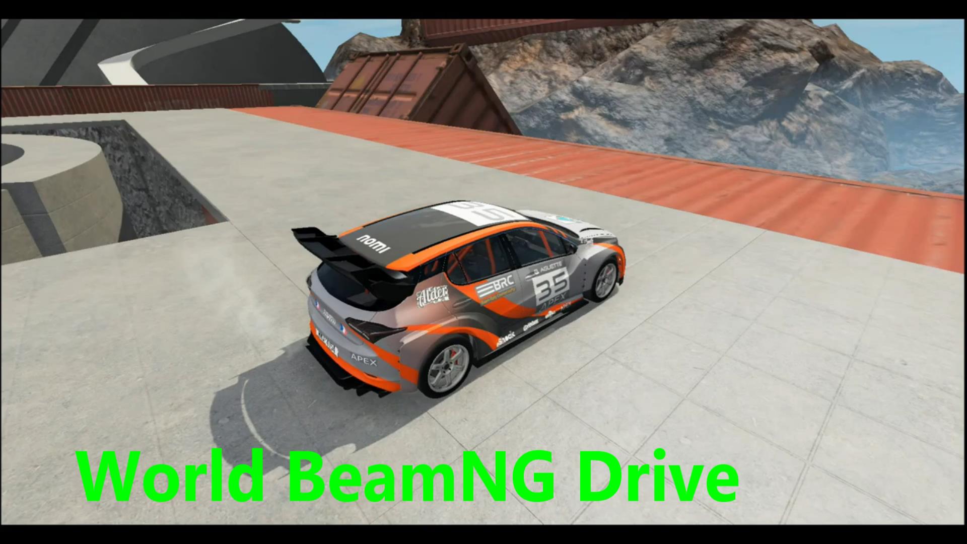 Прыжки через контейнеры #1 - BeamNG Drive | World BeamNG Drive