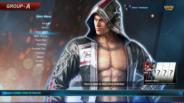 Tekken 7 Fated Retribution Menu Alternate #2