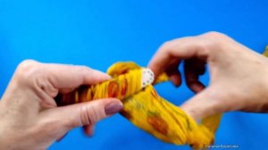 Ободок из шарфика. Сделать очень просто! #DIY #ручнаяработа #ободок #мода