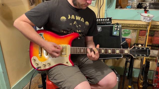 1970s Epiphone (Matsumoku) ET-290 (Crestwood) electric guitar смотреть онлайн