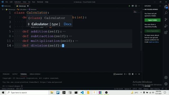 python classes and objects python self and Init in Just 7 min