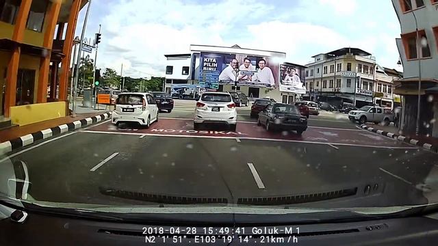 Goluk M1 Super Dashcam Video Footage смотреть онлайн
