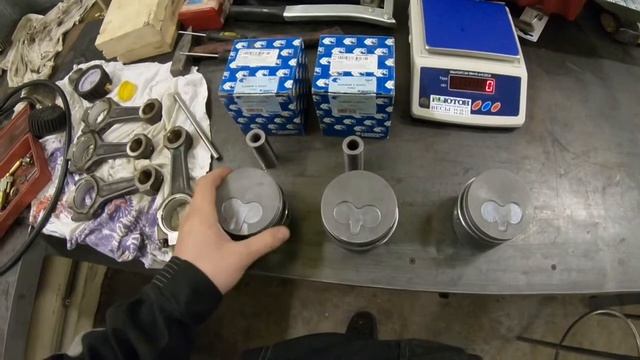 Развесовка поршней смотреть онлайн