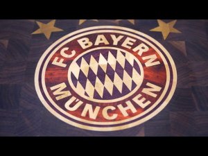 FC Bayern logo board