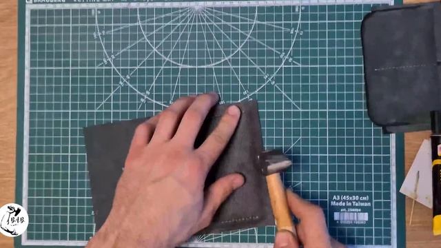 Как стать кожевником? Портмоне из кожи своими руками . опыт №2 работы с кожей . смотреть онлайн