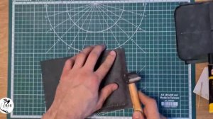 Как стать кожевником? Портмоне из кожи своими руками . опыт №2  работы с кожей .