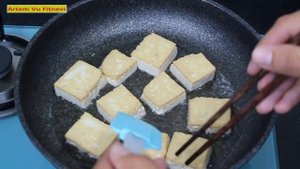 ЕДА В ЯПОНИИ! ПРАВИЛЬНОЕ ПИТАНИЕ! Жареный ТОФУ в ТОМАТНОМ СОУСЕ! Вкусное здоровое питание!