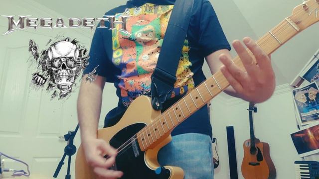 Megadeth In My Darkest Hour Guitar Cover With My Telecaster #megadeth #fender смотреть онлайн