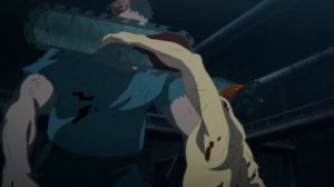 Человек бензопила отрывок из 1 серии #anime #аниме #человек бензопила
