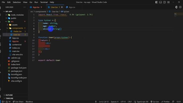 TypeScript With React.js || Interface and types Props