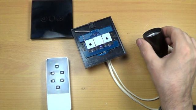 ? ОБЗОР Подключаем Сенсорный выключатель диммер с функцией ДУ ( стильно и недорого ) смотреть онлайн