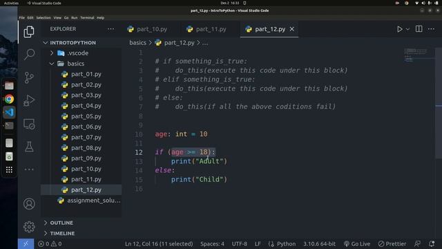 Conditional Statements in Python | Python Tutorial - Python Full Course 2023