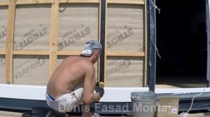 Монтаж Фиброцементного сайдинга Кедрал клик.Укороченная версия Видео . Denis Montaj