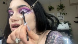 Royal Purple Gothic Cut Crease Tutorial