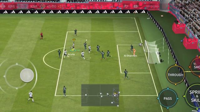 Argentina Vs Saudi Arabia (1-0) Goal by Martinez Fifa mobile 23 World cup #messi #worldcup #fifa23 смотреть онлайн