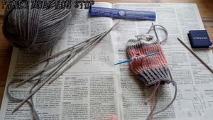 Вязание спицами. Вязанные варежки для детей до года. Часть 2