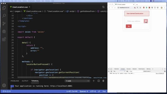 Handle HTML5 Geolocation API & Google Maps API Errors