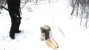 Обзор колуна Fiskars A-19 AXE L и топора Fiskars Solid малый AXE S
