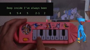 I'm not a monster Poppy Playtime meme by GH'S (how to play on a 1$ piano)