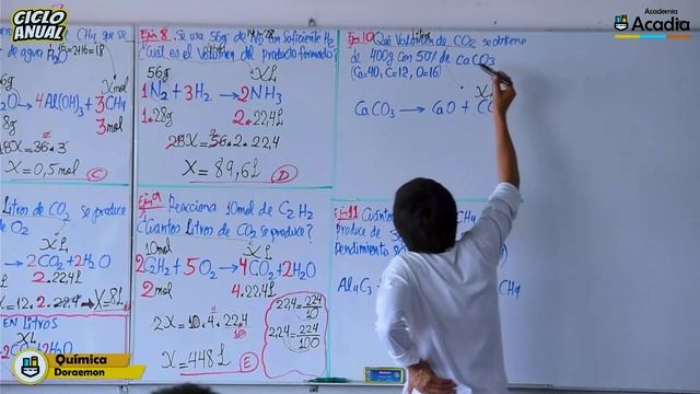 QUÍMICA ESTEQUIOMETRÍA SEMANA 7 смотреть онлайн