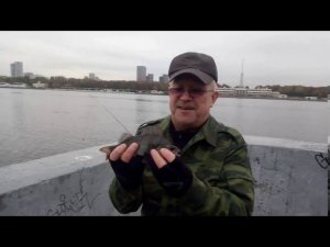 Рыбалка с пристани Захарково Химкинское вдхр. 10.10.2020 года