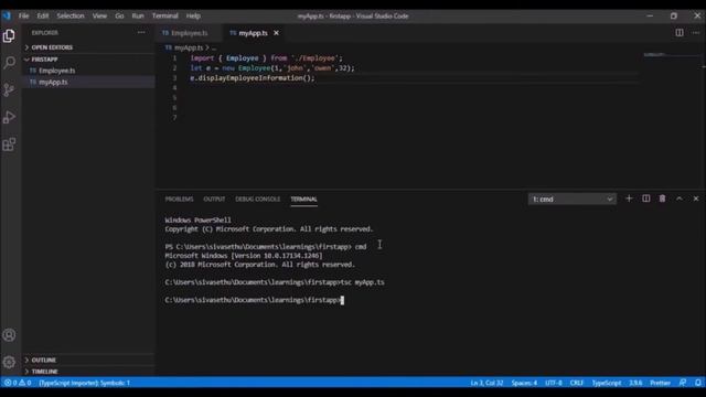Typescript Classes and Access Modifiers | English