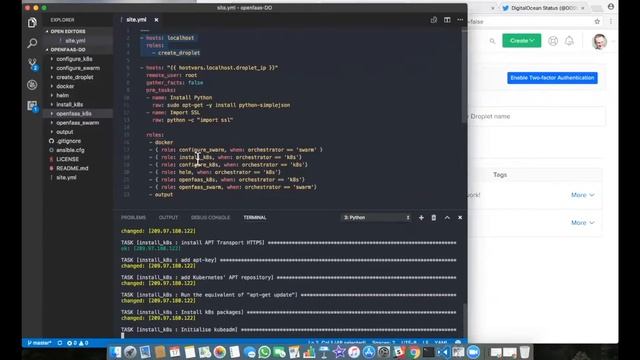 OpenFaaS on Digital Ocean via Ansible смотреть онлайн