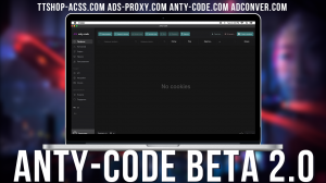 Бесплатный антидетект браузер Anty-code | Beta test 2.0 | ttshop-acss.com | ads-proxy.com
