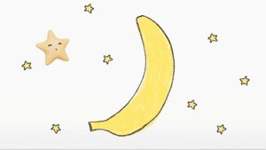 Рисуем со Звёздочкой  Фуркты Апельсин, банан и ананас