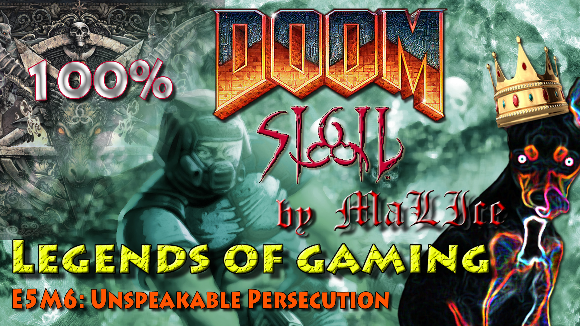Doom Ultimate (100%) - E5M6: Unspeakable Persecution
