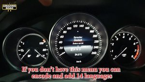How to Change Language in the On-Board Computer in Mercedes W212, W204, X204, W207, C204, C207