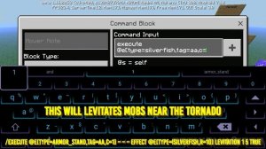 How to make IMPROVED TORNADO V2.0 in MCBE 1.16.x