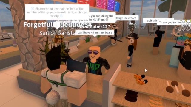 Ordering 40 Black Cookies | Roblox Frappe Trolling смотреть онлайн