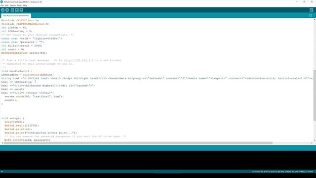 ESP8266 WiFi Access Point Examples With The Arduino IDE