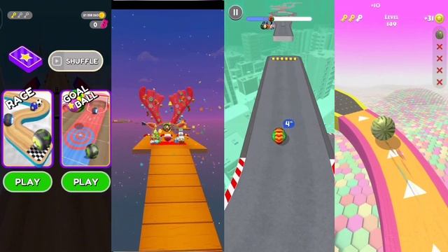 Going Balls Vs Sky Rolling ball Vs Action Balls, Android Game New Update - Games 4