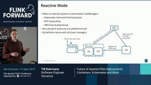 Future of Apache Flink Deployments: Containers, Kubernetes and More - Till Rohrmann